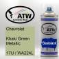 Preview: Chevrolet, Khaki Green Metallic, 17U / WA224L: 400ml Sprühdose, von ATW Autoteile West.